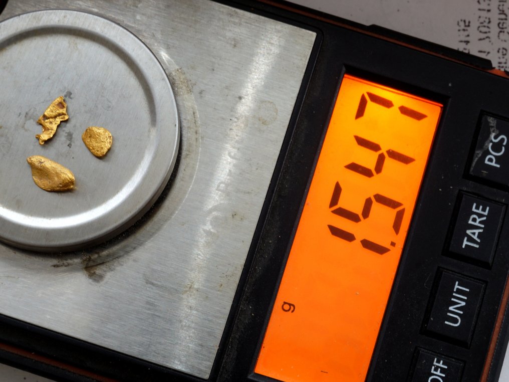 Oro Pepitas de Mauritania- 1.55 g - (3) #3.2