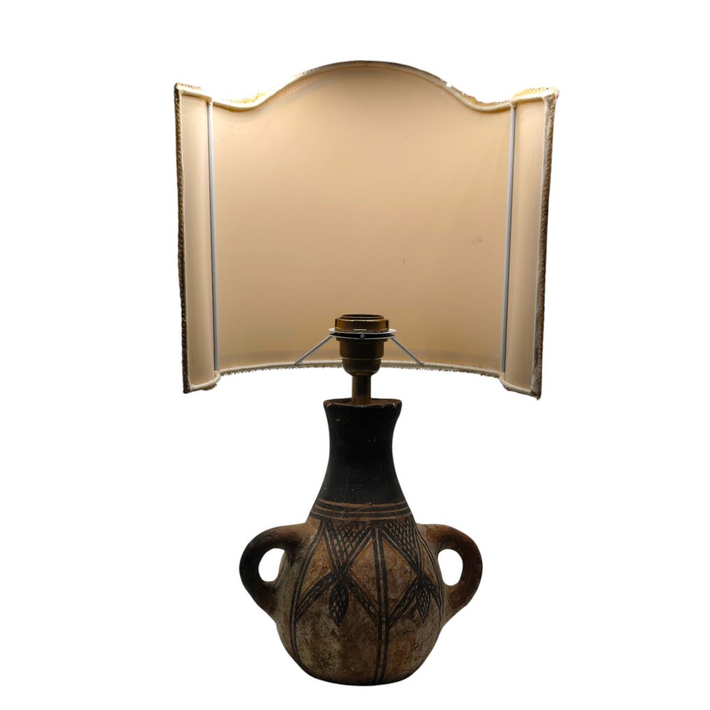 Lampada fatta da un vaso berbero/kabile. - Terracotta - Algeria - fine XIX - inizio XX secolo #3.2