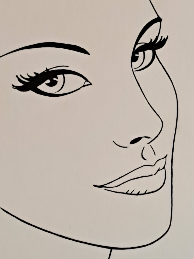 Zaniboni, Sergio - 1 Original drawing - Eva Kant: Lo Sguardo - 2013 #2.1