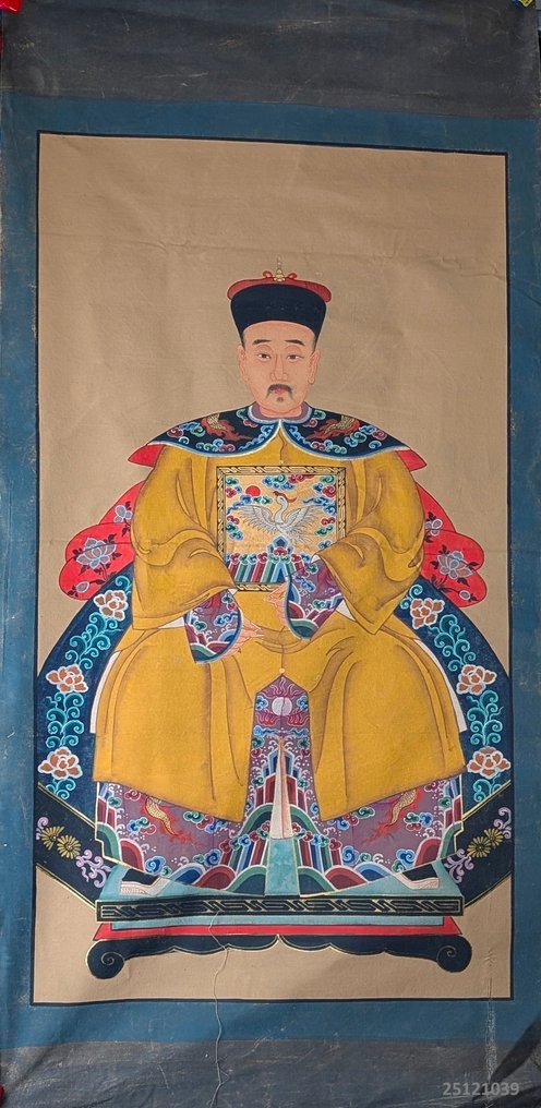 2x groot voorouderschilderij - local - 中國 (沒有保留價) #1.0