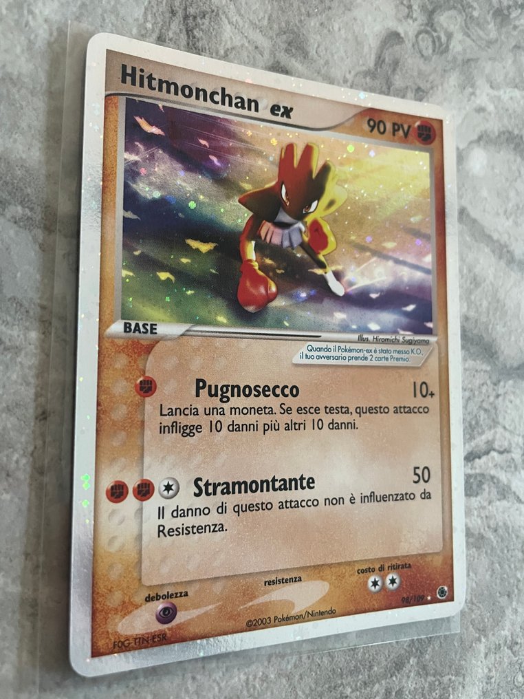 Pokémon - 1 Card - Hitmonchan 98 Holo - EX - EX Ruby and Sapphire #1.0