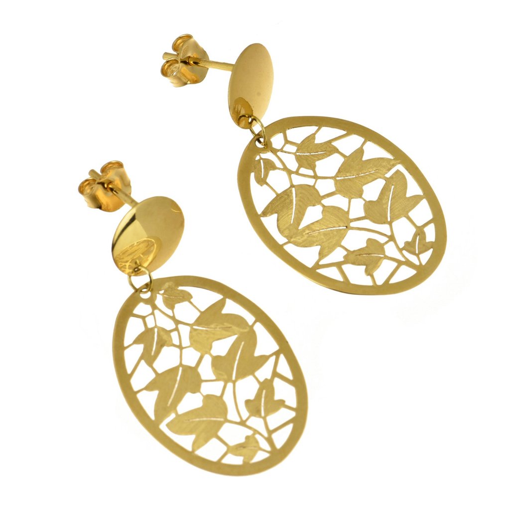 Σκουλαρίκια - 18 καράτια Κίτρινο χρυσό #2.1