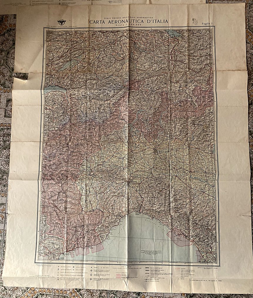 Ιταλία - 6 Αεροναυτικές κάρτες της Ιταλίας, δημιουργημένες από τη R.U.N.A.: Reale Unione Nazionale - Στρατιωτικά αξεσουάρ #1.0