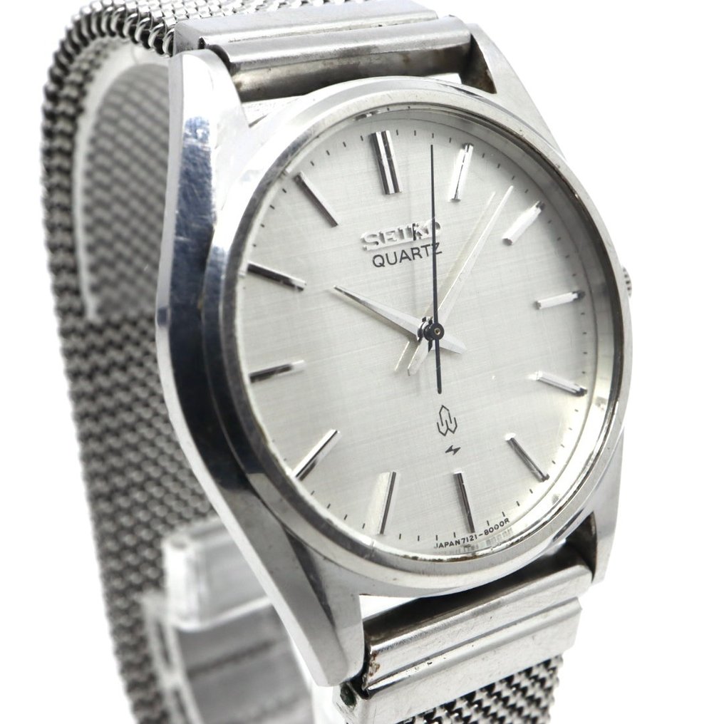 Seiko - Vintage Quartz "Linen Dial - No reserve price - 7121-8000 - Men - 1970-1979 #4.3