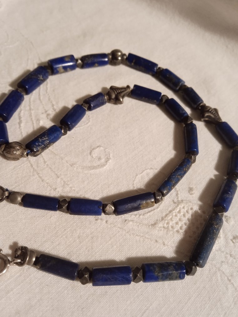 Lapislazuli - Silber - Halskette #4.3