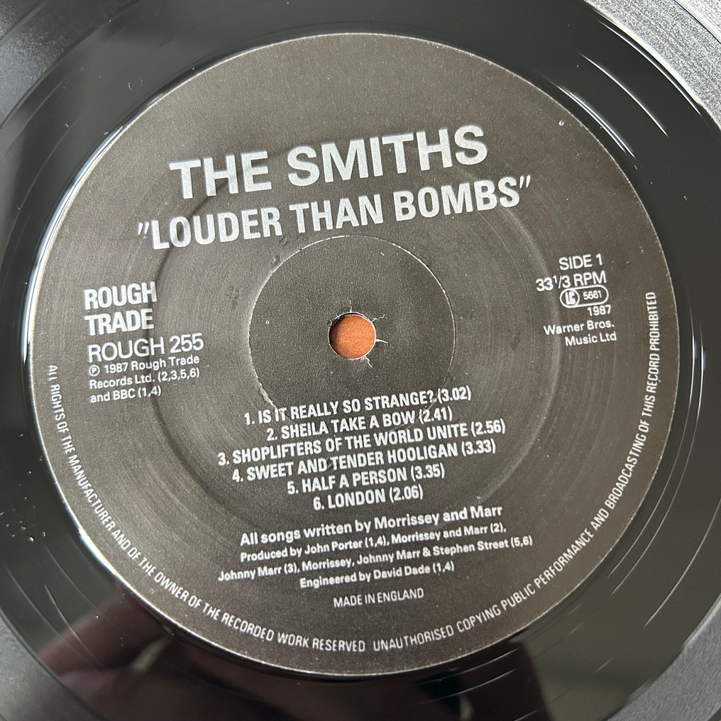 The Smiths - Louder Than Bombs (1st UK pressing!) - Single Vinyl Record - 1988 #4.3