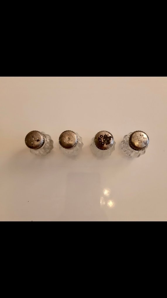 Christofle - Saliera (4) - .925 argento - Argento massiccio (925) #1.0