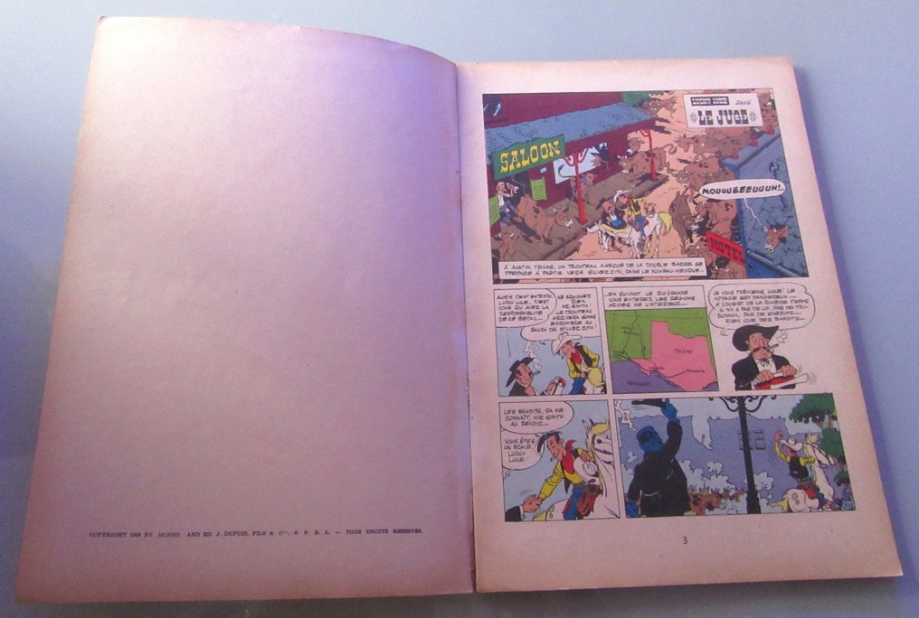Lucky Luke T13 - Le Juge - B - 1 Album - Πρώτη έκδοση - 1959 #4.3