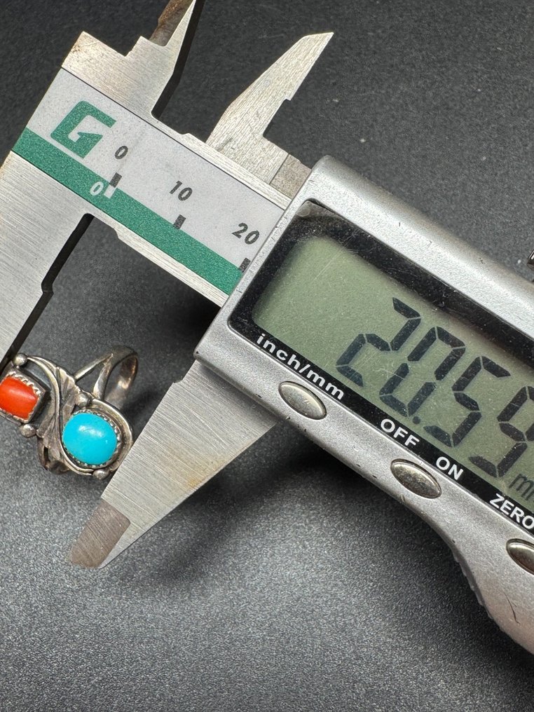 Χειροποίητο ασημένιο δαχτυλίδι από την Έθνος των Navajo. - Î—Î Î‘  (χωρίς τιμή ασφαλείας) #4.3