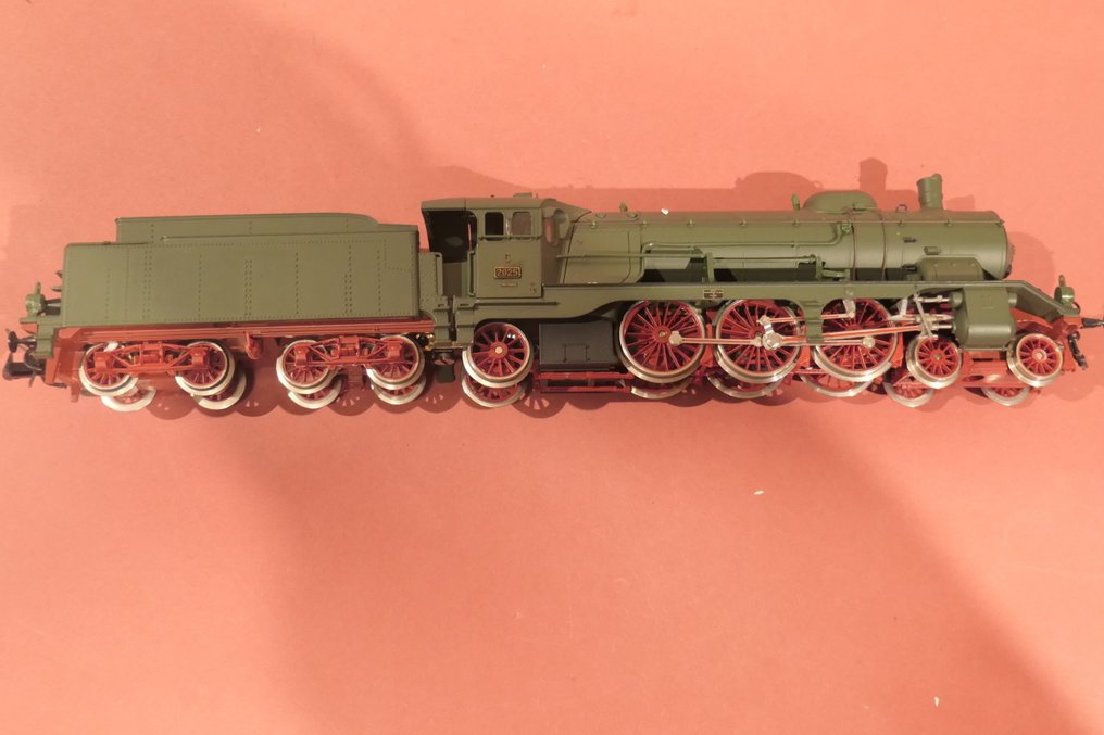 Roco H0 - 43216 - Ατμομηχανή με όχημα μεταφοράς (1) - Schlepptenderlok Baureihe C 202, πράσινο - K.W.St.E. #3.2