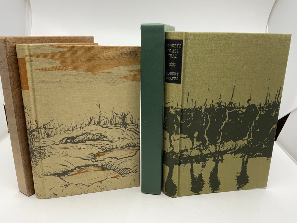 WWI Folio Society; Robert Graves & Siegfried Sassoon - Goodbye to All That & Memoirs of an Infantry Officer - 1974-1997 #1.0