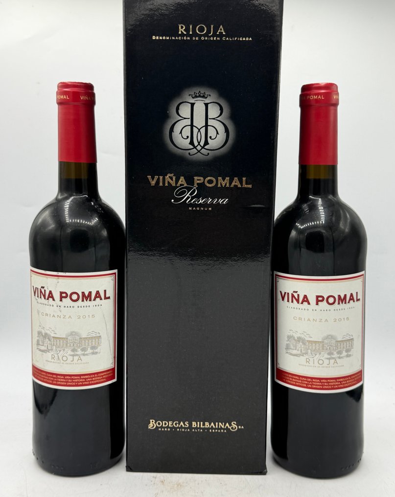 2015 & 2003 Bodegas Bilbaínas, Viña Pomal - Rioja Reserva, Crianza - 3 Bottles (1.5L/0.75L) #1.0