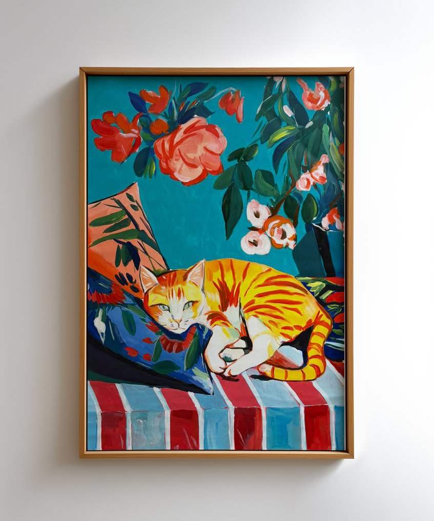 E. García - GATO AMARILLO  XL  (NO RESERVE) #1.0