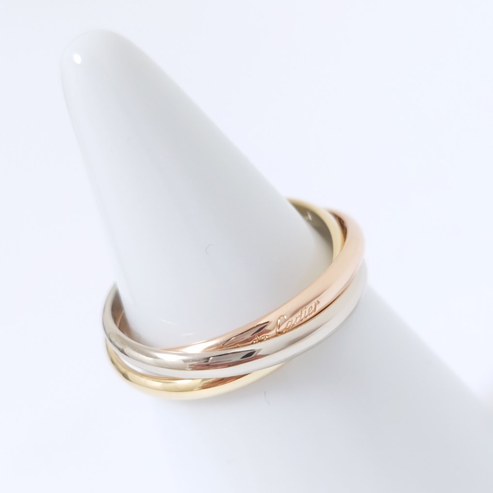 χωρίς τιμή ασφαλείας - Cartier - Δαχτυλίδι - Trinity - 18 καράτια Κίτρινο χρυσό, Ροζ χρυσό, Λευκός χρυσός #4.3
