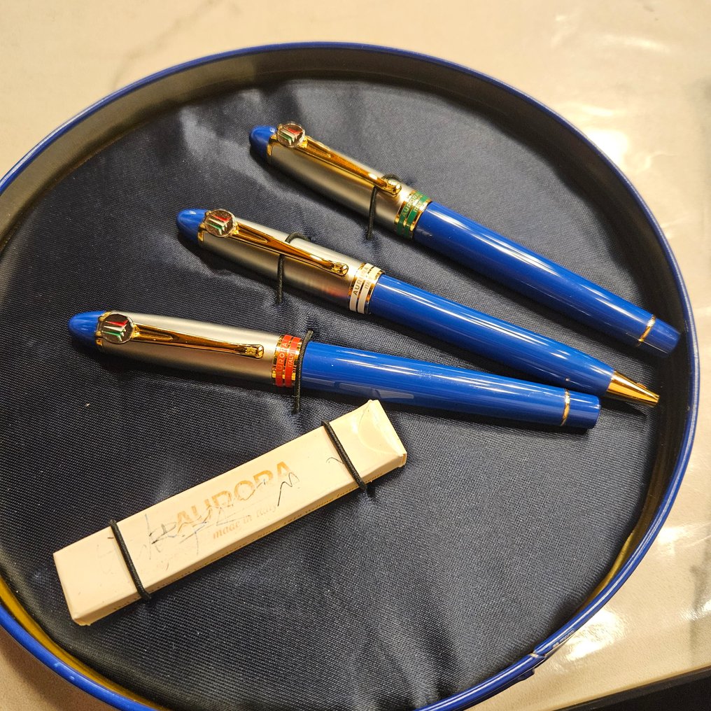 Stiftetui - aurora - Plastik, Stahl, Vergoldet #4.3