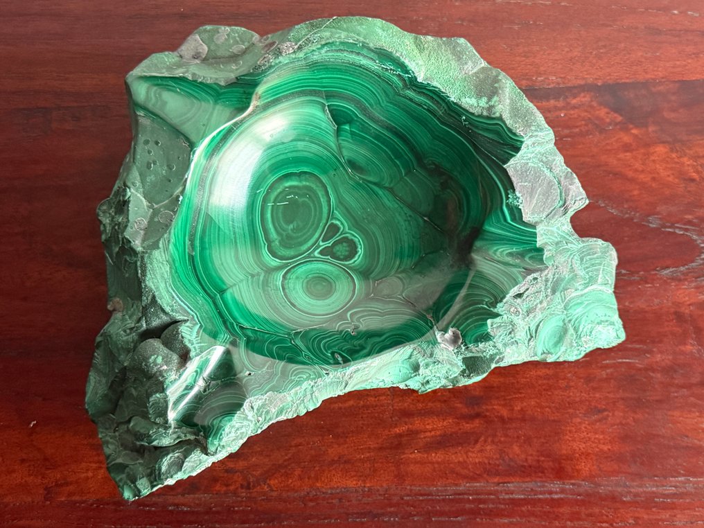 Malachite Forma libera - Altezza: 6 cm - Larghezza: 16 cm- 2 kg - (1) #4.3