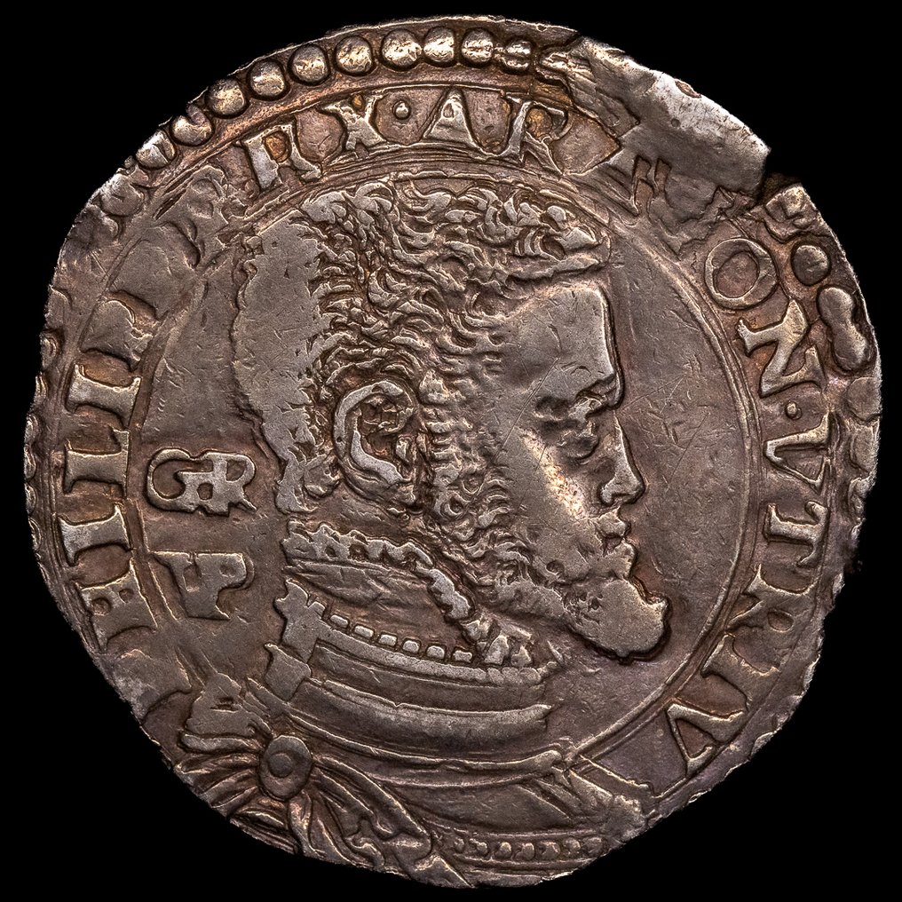 Olaszország - Nápolyi Királyság Felipe II. 1/2 Ducat 1556-1598 / Nápoles #1.0
