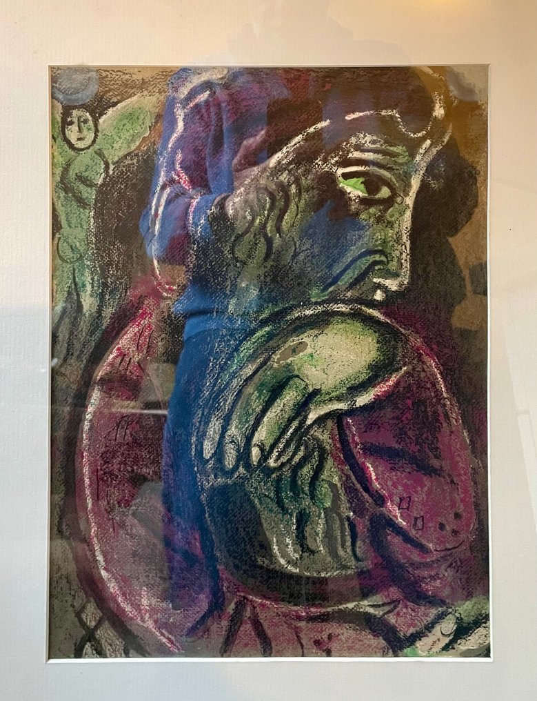 Marc Chagall (1887-1985) - Der verzweifelte Hiob #1.0