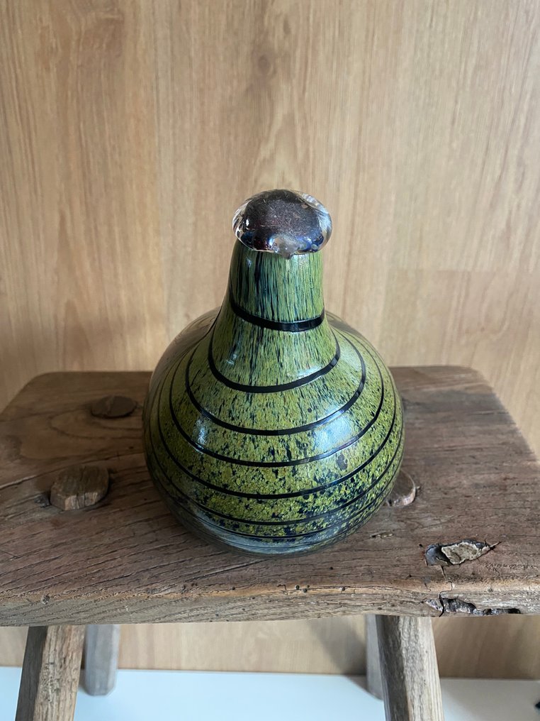 Nuutajärvi-Notsjö - Figurita - Long tailed duck - Vidrio #4.3