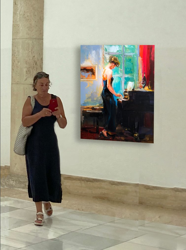 Jurij Frey - Frau am Klavier #3.2