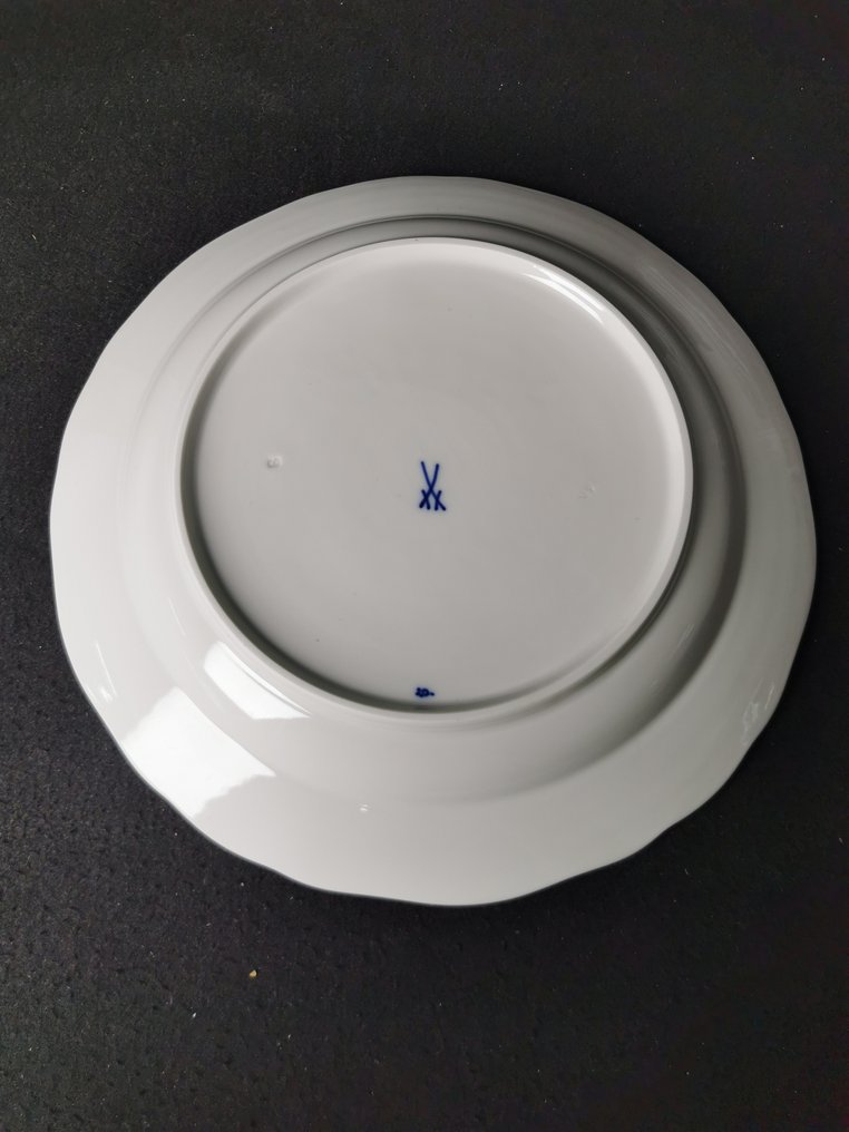 Meissen - Cipolla Blu - 6 Piatti - D. 22cm - 1.Wahl - 盘子 (6) - 瓷 #2.1