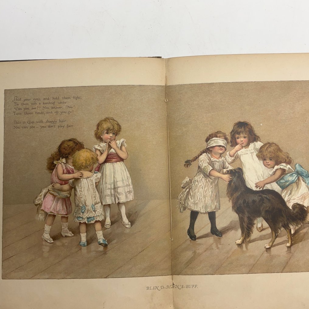 Mack / Simmonds, Bell and Bennett (ill) - Blind Man's Bluff, stories and Rhymes for Holiday Times - 1890 #1.0
