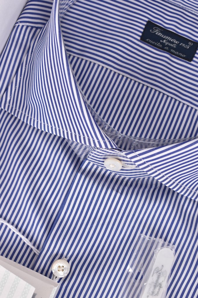 Finamore - 43 - Cotton - No reserve price - Koszulka - Nowe z metkami #2.1