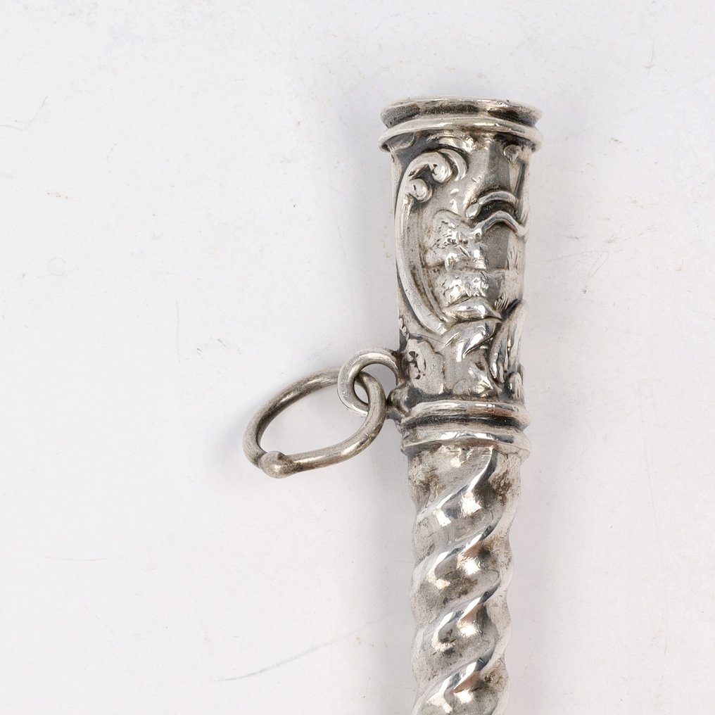 Jan Jacob Duwel (1795) - NO RESERVE - Breipenschede - Needle case - .833 silver #3.2