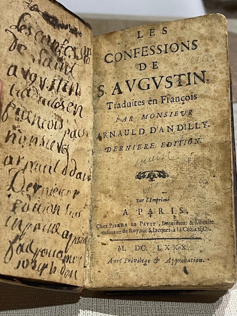 Arnauld d'Andilly - Les confessions de S. Augustin - 1686 #1.0