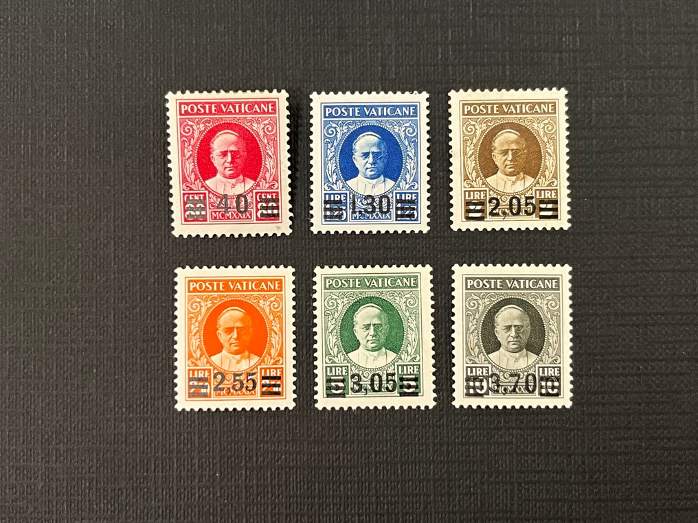 梵蒂冈城 1934 - 梵蒂冈 - 新临时系列带橡胶 #1.0