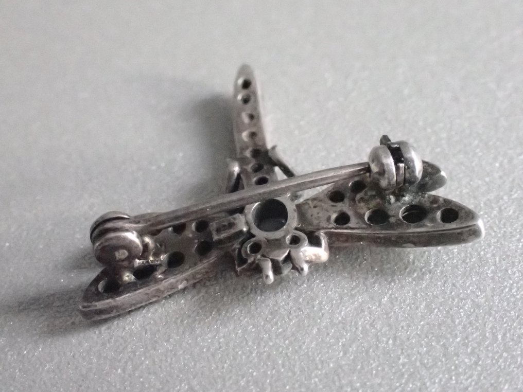 Argento - Spilla - Vlieg Topaas Marcasiet #3.2