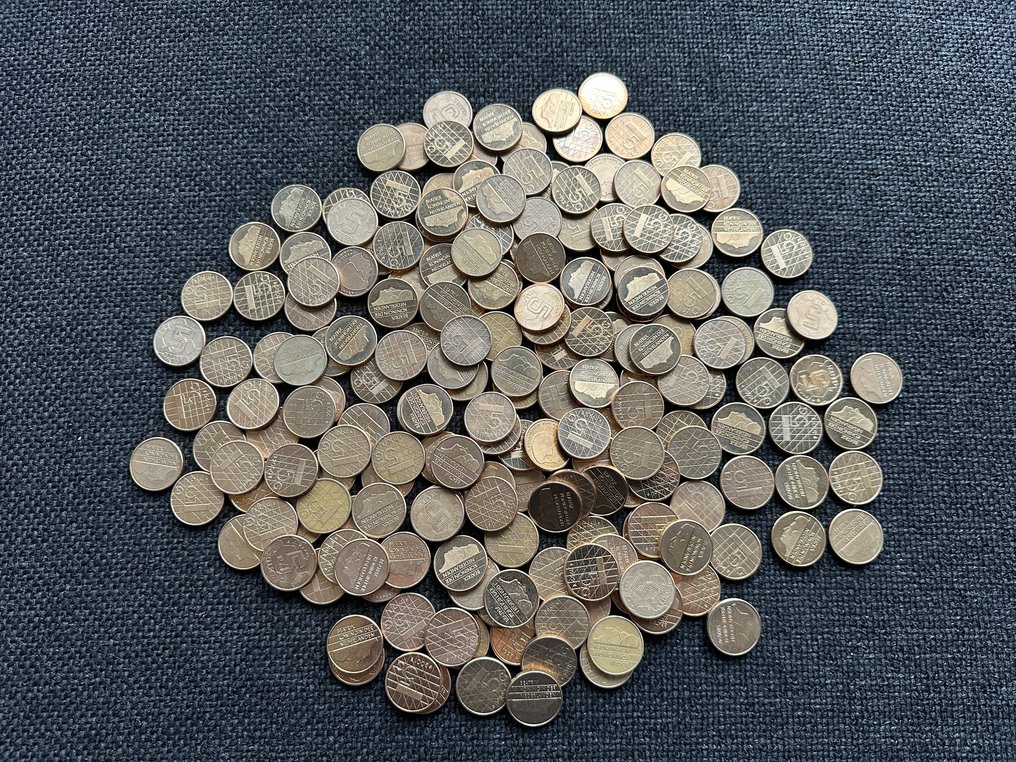Ολλανδία. Partij 5 Gulden munten Koningin Beatrix (200 stuks)  (χωρίς τιμή ασφαλείας) #1.0