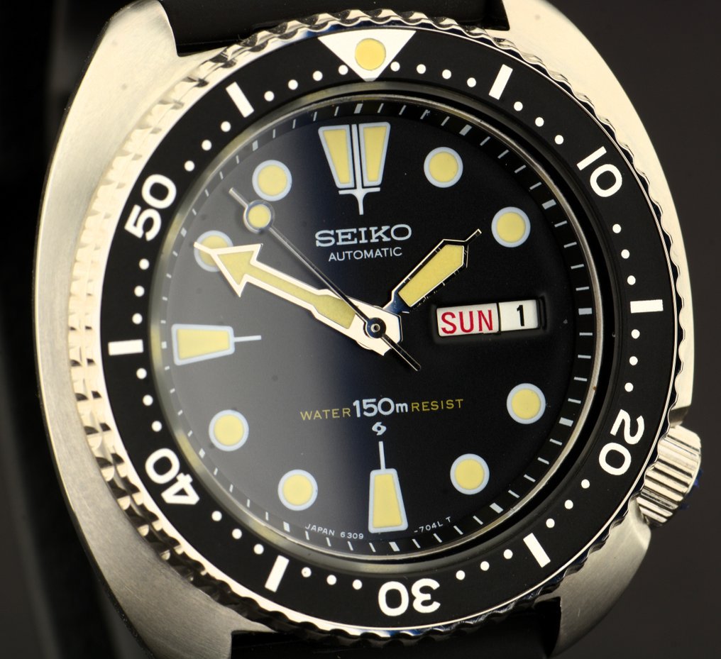 Seiko - Turtle 150m Diver - Zonder minimumprijs - 6309-7040 - Heren - 1970-1979 #4.3