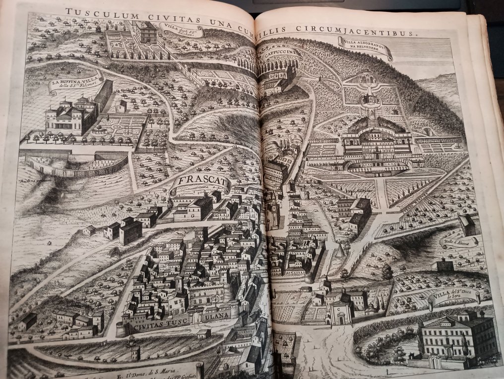 Athanasius Kircher (1602-1680) - Latium. Id est, Nova & Parallela Latium Veteris cum Novi Descriptio - 1671 #3.2