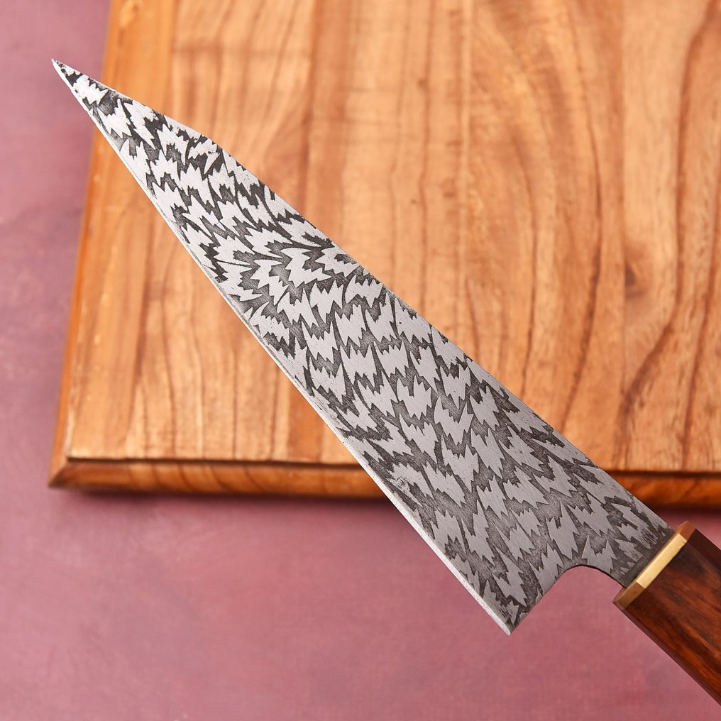 Shaw Knives - 厨刀 - Chef's knife -  520 - 活的碳钢 - 亚洲 - S.K Chef Knife 520 #3.2