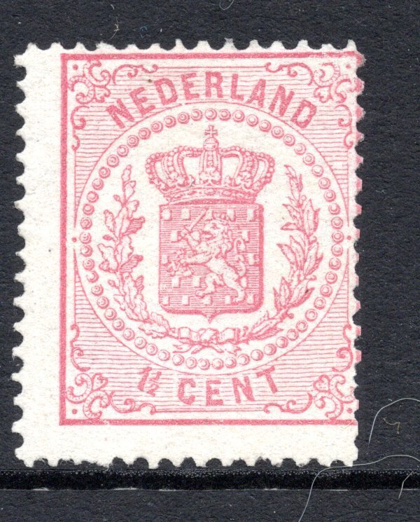 Ολλανδία 1869 - Wapenpostzegel - Δωρεάν αποστολή σε όλο τον κόσμο* - NVPH 16 #1.0