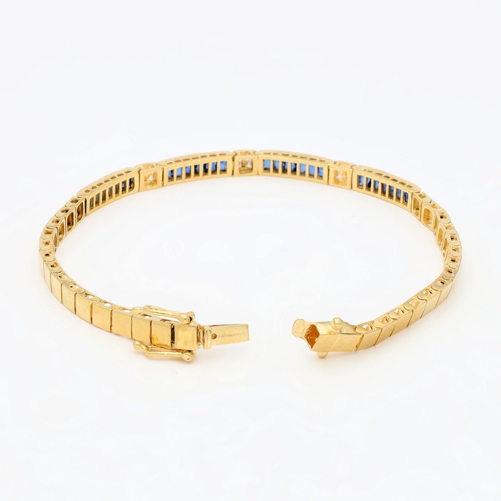 手镯 - 18K包金 黄金 - 钻石 - Saffier #3.2