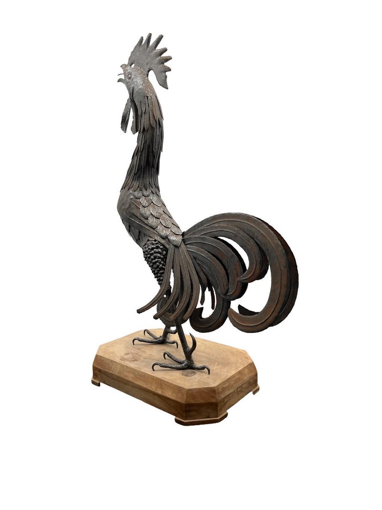 Γλυπτό, Gallo - 60 cm - Σίδερο #4.3