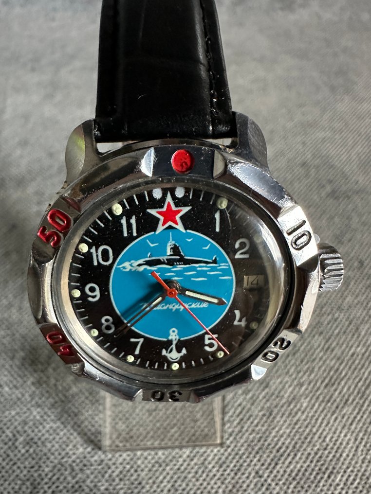 ZSRR - Vostok-Zegarek „Commander” - Akcesoria wojskowe #2.1