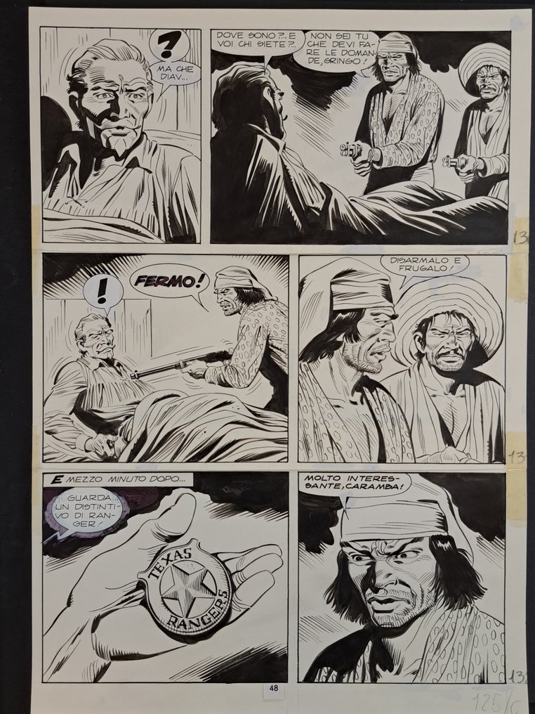 Monti, Vincenzo - 2 Original page - Tex: Orme sulla Sabbia - 1991 #1.0