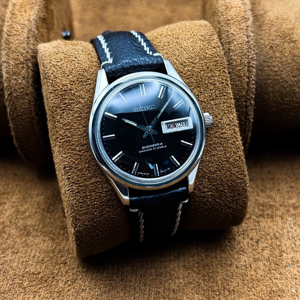 Seiko - Business-A [Serviced] 放光 – Hōkō – Emitted Light - 沒有保留價 - 8346-8030 - 男士 - 1977 #4.3