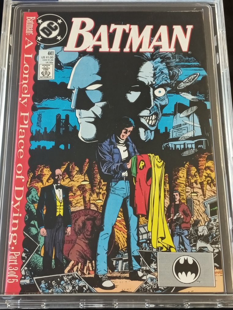 Batman #441 - EGC 9.8 - A Lonely Place of Dying, part 3: Parallel Lines! - 1 Graded comic - First edition - 1989 #2.1