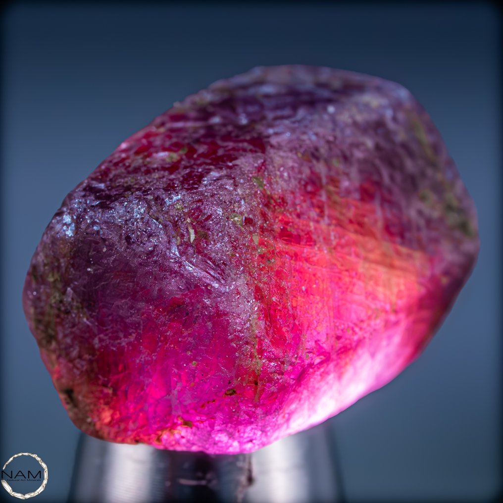 天然稀有的Padparadscha-Saphir 原石水晶,具有生动的光彩 - 55,60 克拉- 11.12 g #1.0