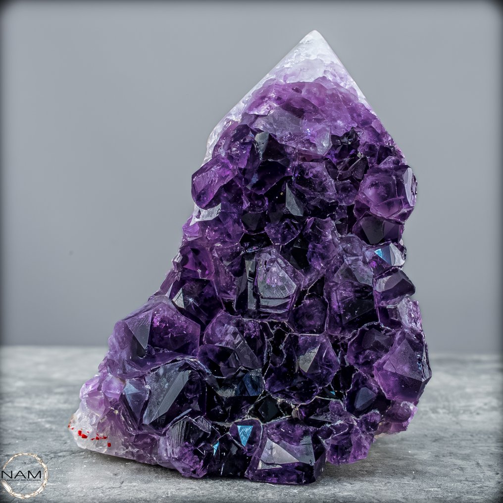 来自巴西的天然紫水晶方尖碑配玛瑙——自然界的杰作,最高品质。 方尖碑- 716.81 g #1.0