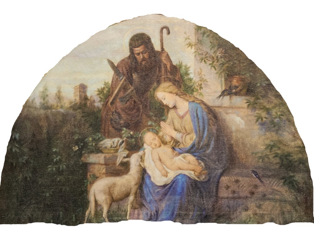 Spanish school (XIX-XX) - The Adoration of the Child #1.0