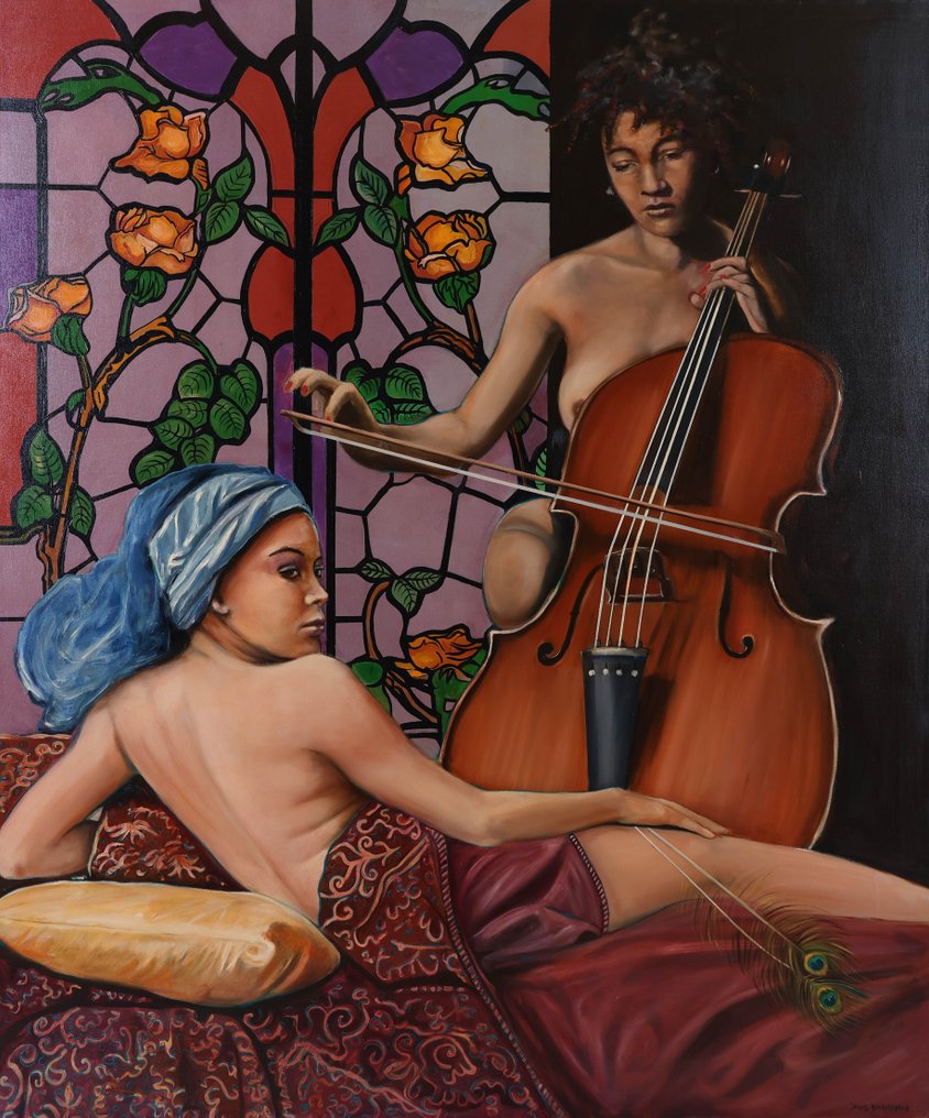 Louis Nagelkerke (1949) - De celliste en het model #1.0