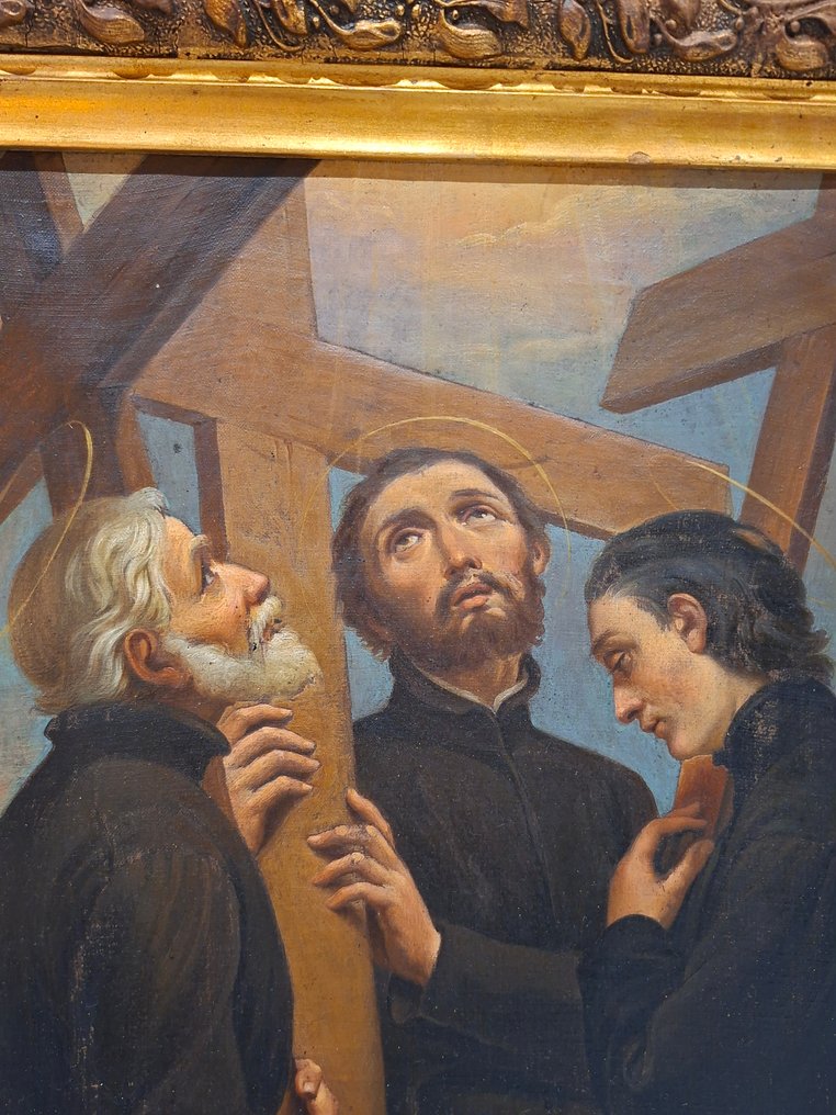 French school (XIX) - Les 3 martyres 1850 #2.1