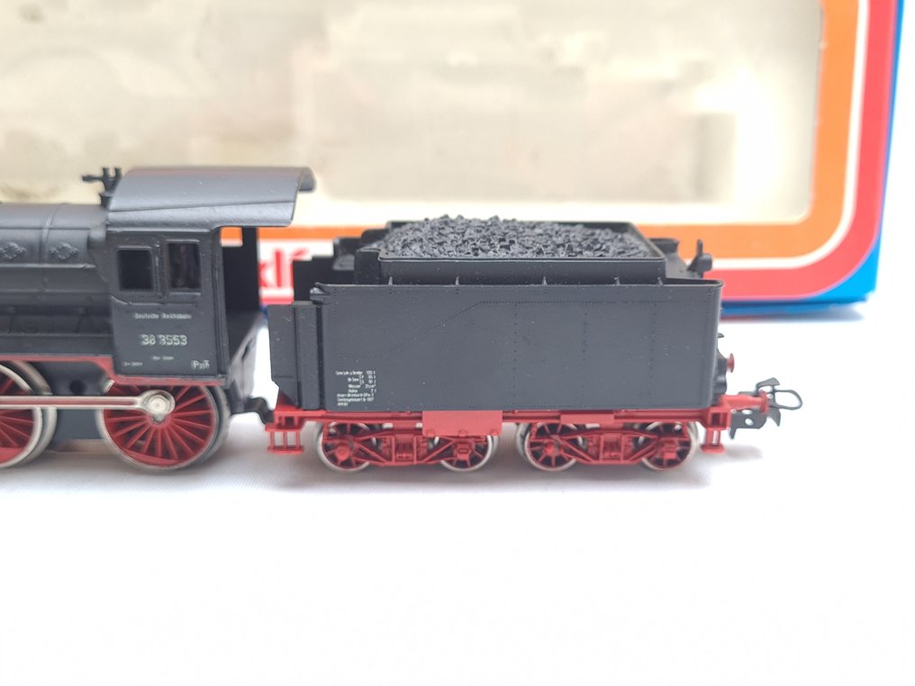 Märklin H0 - 3099 - Steam locomotive with tender (1) - BR 38 (P8) - DB #4.3