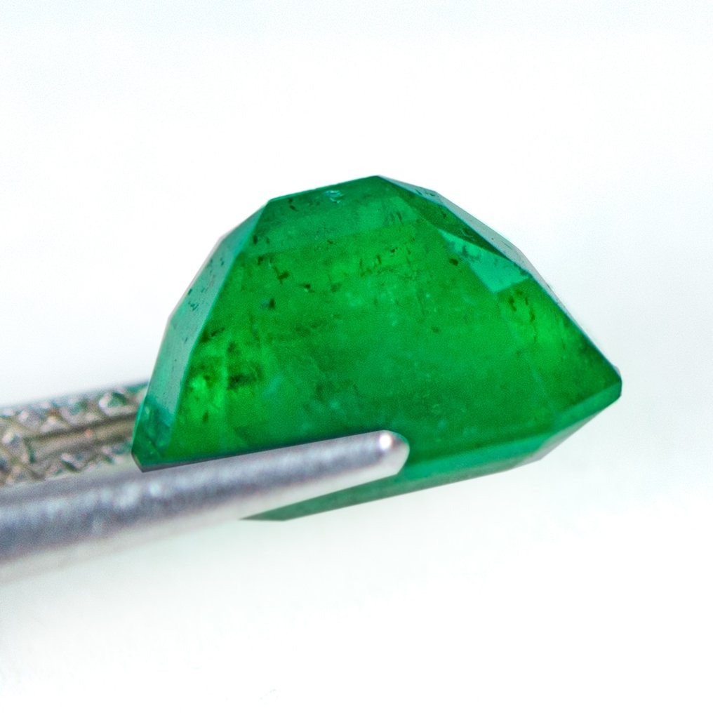 綠色 祖母綠  - 7.03 ct - Gem research Swiss Lab (GRS) #4.3