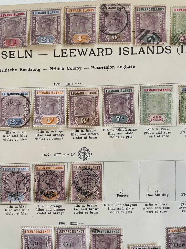 Leeward Inseln - 来自旧的将军收藏的部分 #3.2